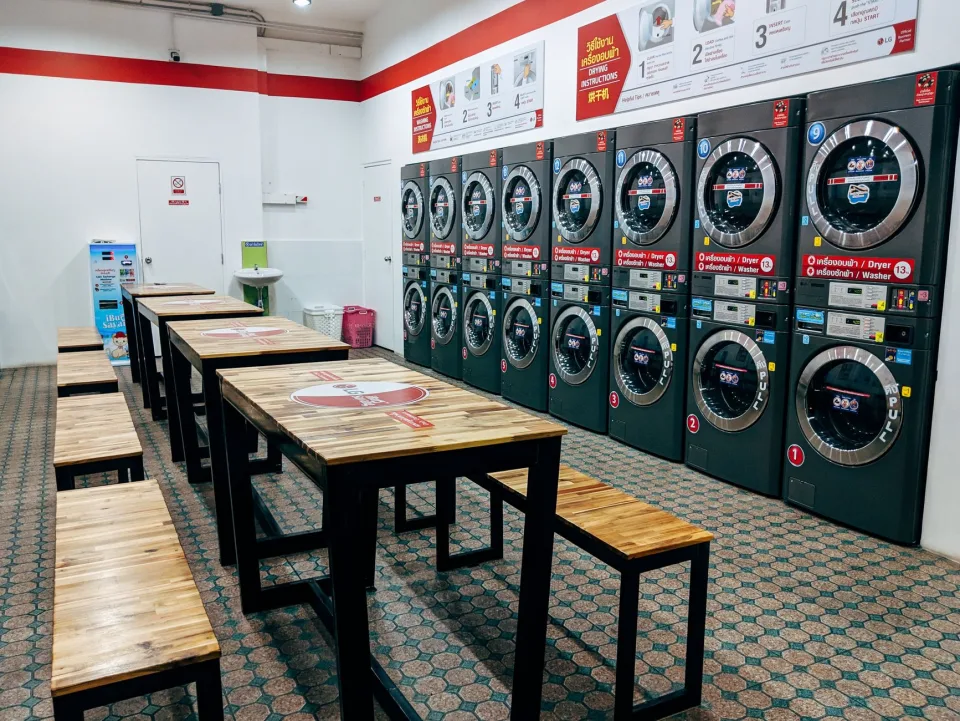 Khu sấy và phân loại đồ
